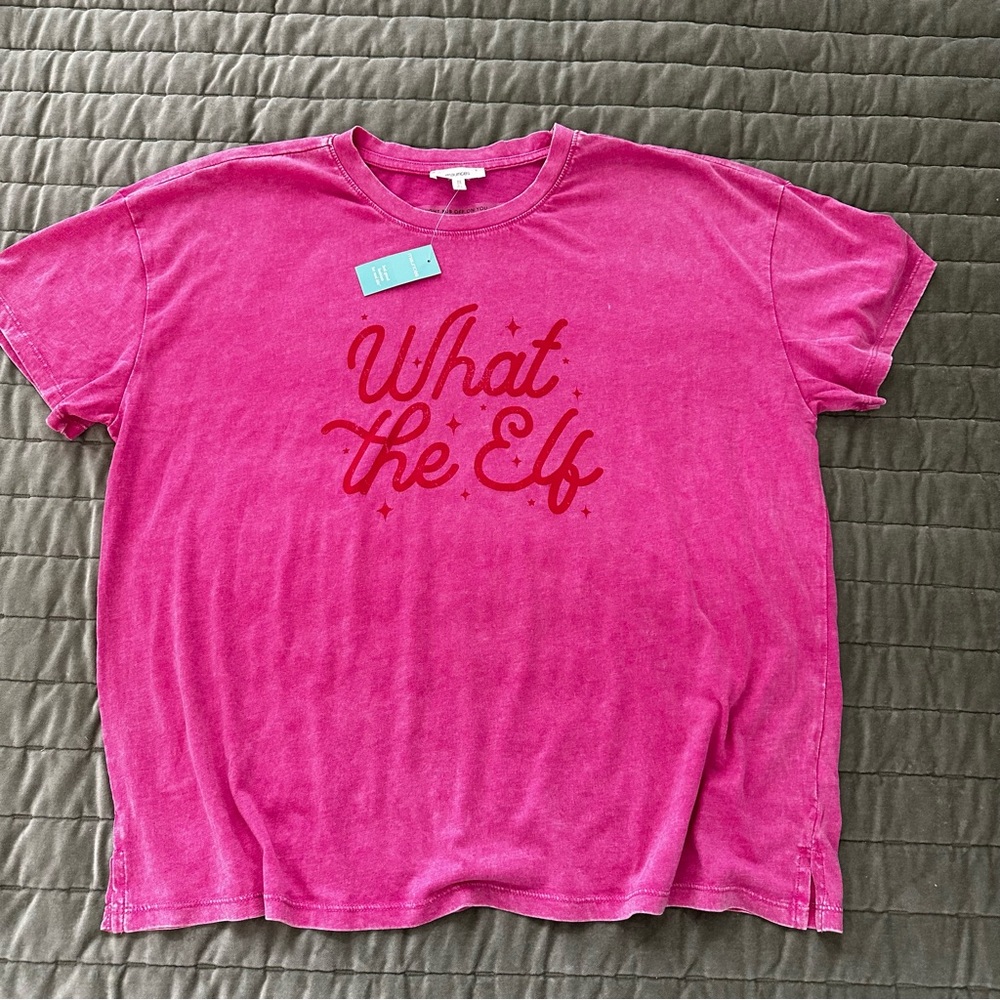 Pink “What The Elf” T-Shirt Maurice’s